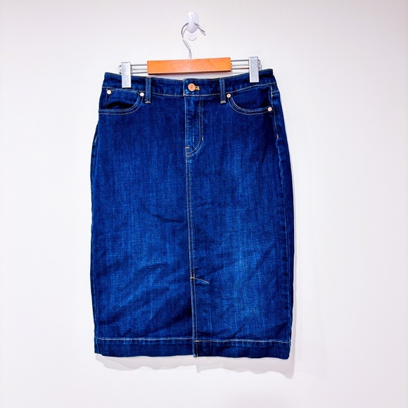 TALBOTS Denim skirt - Picture 1 of 8